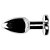 Plug anal metal inox recarregável com luz led vibrador com controle e via APP - Imagem 12