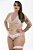 Mini lingerie sensual plus size - Branca - Imagem 3