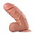 LANCE'S COCK - PÊNIS DE BORRACHA COM VENTOSA COM VENTOSA, POSSUI ESCROTO GLANDE E VEIAS SALIENTES - 24X7CM - COR BEGE - Imagem 7