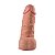 LANCE'S COCK - PÊNIS DE BORRACHA COM VENTOSA COM VENTOSA, POSSUI ESCROTO GLANDE E VEIAS SALIENTES - 24X7CM - COR BEGE - Imagem 8