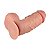 LANCE'S COCK - PÊNIS DE BORRACHA COM VENTOSA COM VENTOSA, POSSUI ESCROTO GLANDE E VEIAS SALIENTES - 24X7CM - COR BEGE - Imagem 6