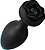 Plug anal em silicone recarregável vibrador em formato de flor com controle remoto sem fio - cor preta - Imagem 8