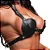 Mykonos Top Sado Luxo Harness - cor preta - Imagem 3