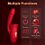 Mouth Shaped Lip Biting Vibrator With G Spot Vibrator - Vibrador recarregável em formato de boca com estimulador de ponto G - Imagem 2