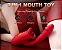 Mouth Shaped Lip Biting Vibrator With G Spot Vibrator - Vibrador recarregável em formato de boca com estimulador de ponto G - Imagem 10