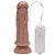 PÊNIS REALÍSTICO COM VIBRADOR E VENTOSA 18 X 4,7 CM - COR BEGE - Imagem 1