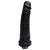 Pênis de Borracha Realística com Vibrador - 20 X 4,5Cm - cor preta - Imagem 4