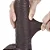 LOVETOY SLIDING SKIN 9.0'' - PRÓTESE REALÍSTICA VERTEBRADA BELISCÁVEL COM GLANDE DEFINIDA, VEIAS SUAVES, ESCROTO E VENTOSA - 23 X 4,2 CM - COR CHOCOLATE - Imagem 5