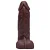 PÊNIS REALÍSTICO COM ESCROTO - 23,2 x 7 CM - COR CHOCOLATE - Imagem 4