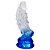 Plug Anal Master formato pênis de dragão em silicone - cor azul - Imagem 1