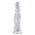 Plug anal em silicone transparente com ventosa - 24,5cm X 5,5cm - Imagem 5