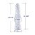 Plug anal em silicone transparente com ventosa - 24,5cm X 5,5cm - Imagem 2