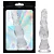 Plug anal em silicone transparente com ventosa - 24,5cm X 5,5cm - Imagem 11