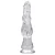 Plug anal em silicone transparente com ventosa - 24,5cm X 5,5cm - Imagem 10