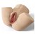 BUNDA MASTURBADORA LÁBIOS VAGINAL DESTACADO E ÂNUS PENETRÁVEL - Imagem 1