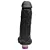 MON PLAISIR - Pênis de borracha realístico com vibrador - 21,5 X 5Cm - cor preta - Imagem 5