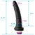 MON PLAISIR - Pênis de borracha realístico com vibrador - 18,3 X 4,2 Cm - cor preta - Imagem 2