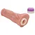 MON PLAISIR - Pênis de borracha realístico com vibrador - 18 X 4,5Cm - cor bege - Imagem 7