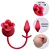 Rosa com língua estimuladora de clitóris e ponto G com plug anal - Imagem 11