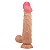 BAILE SLIDING SKIN SERIES 9'4 - PÊNIS REALÍSTICO DUPLA CAMADA BELISCÁVEL - 24X5cm - cor bege - Imagem 5