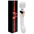 LONG - 2 em 1 massageador varinha mágica e vibrador de ponto G recarregável - cor branca - Imagem 13