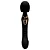 LONG - 2 em 1 massageador varinha mágica e vibrador de ponto G recarregável - cor preta - Imagem 10