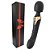LONG - 2 em 1 massageador varinha mágica e vibrador de ponto G recarregável - cor preta - Imagem 12