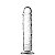 TRANSPICUOUS DILDO – Pênis Realístico transparente com Ventosa, Possui Glande e Veias Salientes - 30x6cm - Imagem 5