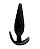 PLUG ANAL FLEXIVEL EM SILICONE MACIO 10,8x2,6cm - COR: PRETO - Imagem 1