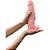 PÊNIS CYBERSKIN COM ESCROTO E VEIAS - 27 X 6 cm - COR BEGE - Imagem 3