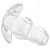 Tunnel Butt Plug Medium Size - Plug anal transparente com túnel - tamanho médio - 11x3,8cm - Imagem 9