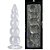 PLUG ANAL GRANDE SILICONE TRANSPARENTE ESCALONADO COM VENTOSA - 40CM - Imagem 4