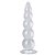 PLUG ANAL GRANDE SILICONE TRANSPARENTE ESCALONADO COM VENTOSA - 40CM - Imagem 3