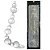 PLUG ANAL GRANDE SILICONE TRANSPARENTE ESCALONADO COM VENTOSA - 62CM - Imagem 4