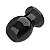 Tunnel Butt Plug - Plug anal preto com túnel - 6,5x4,5cm - Imagem 1