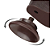 LOVETOY SLIDING SKIN 9.0'' - PRÓTESE REALÍSTICA VERTEBRADA BELISCÁVEL COM GLANDE DEFINIDA, VEIAS SUAVES, ESCROTO E VENTOSA - 23 X 4 CM - COR CHOCOLATE - Imagem 6