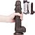 LOVETOY SLIDING SKIN 9.0'' - PRÓTESE REALÍSTICA VERTEBRADA BELISCÁVEL COM GLANDE DEFINIDA, VEIAS SUAVES, ESCROTO E VENTOSA - 23 X 4 CM - COR CHOCOLATE - Imagem 1