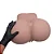 AMAZON HOT - MASTURBADOR MASCULINO BUNDA EM CYBER SKIN COM VAGINA E ÂNUS - COR CHOCOLATE - Imagem 5