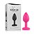 LUST SILICON BLACK DIAMOND - PLUG ANAL ROSA COM JOIA NA BASE - Imagem 1