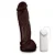 Realistic big dildo KING KONG GROSSO - Pênis com escroto, ventosa e vibrador - 22x5,5 cm - cor marrom - Imagem 6