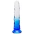 Pênis Realístico Silicone Transparente- 20 X 3,4Cm  - cor azul - Imagem 5