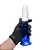 Pênis Realístico Silicone Transparente- 20 X 3,4Cm  - cor azul - Imagem 3
