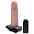 Cintaralho Baby - cinta com pênis de borracha com vibrador - 14x3,8cm - cor bege - Imagem 4