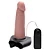 Cintaralho Baby - cinta com pênis de borracha com vibrador - 14x3,8cm - cor bege - Imagem 3
