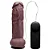 HUMILDE - PÊNIS DE BORRACHA SILICONE COM VIBRADOR E VENTOSA 23,3 X 5,6 CM - COR CHOCOLATE - Imagem 4