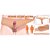 CAPA PENIANA MASCULINO SILICONE COM CINTA INTEGRADA - COR BEGE - 19,5X5CM - Imagem 6
