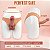 CAPA PENIANA MASCULINO SILICONE COM CINTA INTEGRADA - COR BEGE - 19,5X5CM - Imagem 4