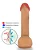 Realistic big dildo Sucuri - Pinto de borracha realístico flexível com escroto e ventosa - 27x6,5cm - cor bege - Imagem 6
