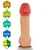 Realistic big dildo Sucuri - Pinto de borracha realístico flexível com escroto e ventosa - 27x6,5cm - cor bege - Imagem 7