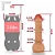 Realistic big dildo Sucuri - Pinto de borracha realístico flexível com escroto e ventosa - 27x6,5cm - cor bege - Imagem 4